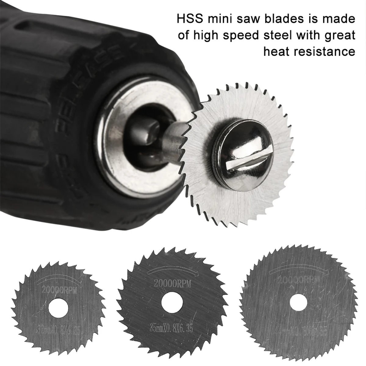 30 Pcs Cutting Wheel Set High Speed Steel Circular Saw Blades Fast Cut Off Diamond Cutting Discs Tool Resin Cut Off Discs Kit