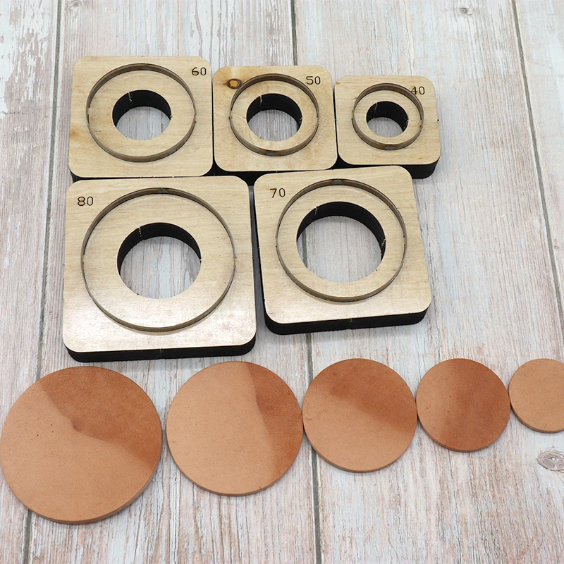 Japan Steel Blade Steel Rule Die Cut Round Circle Cutting Mold Wood