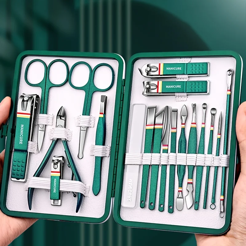 ProfessionalNailClipperKitManicureSetWithFingernailClippers