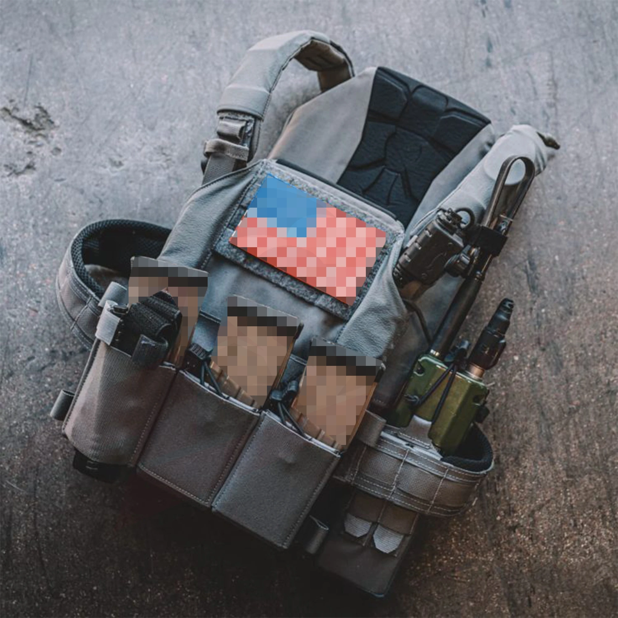 Molle Kummerbund Hakenschlaufe, seitliches Montagegurt-Zubehör, Hakenschlaufe, 1 Paar für taktische Weste – Detail 10
