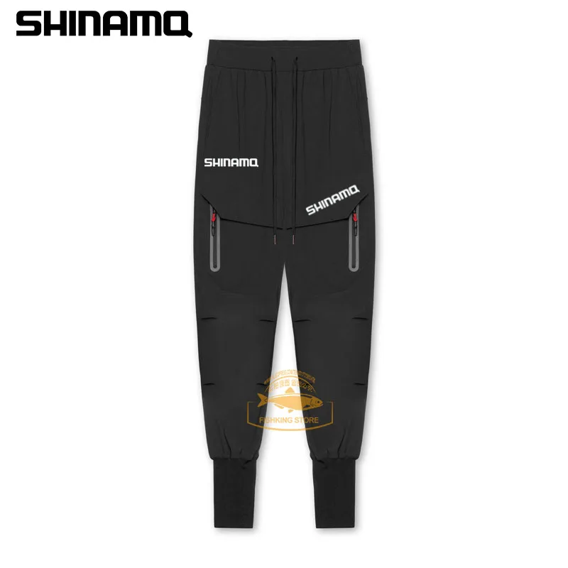 2023 New men's fishing pants Summer outdoor leggings elastic quick