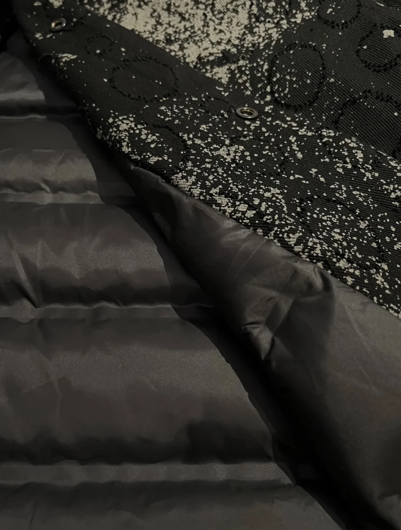 Fashion High-End Winter Cotton Clothes Jackets Handsome Man High Street Denim Jacket Men's Long-Sleeved Cotton-Padded Jacket