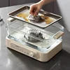 Glass Electric Steamer Multi-Functional Reservation Three-Layer Steaming Integrated Stainless Steel Steam Box Large Capacity 5