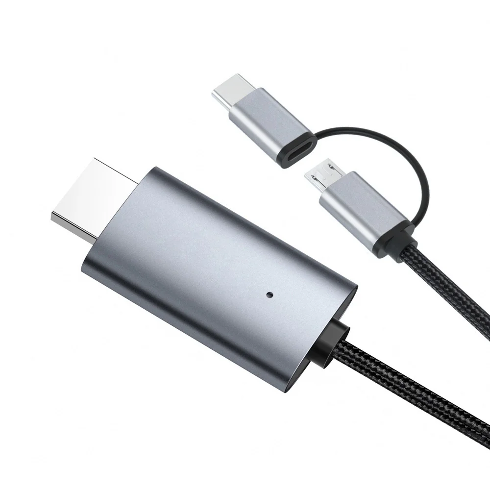 Type C Hdmi 1080p Hd Tv Cable Adapter Type C Android Phone Hdmi Cable 2m 4k 1080p Aliexpress