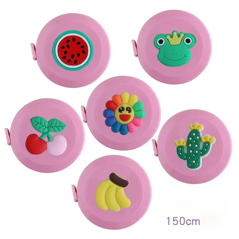 Cartoon Mini Portable 150cm Soft Tape Measure for Bust and Waist Measurements