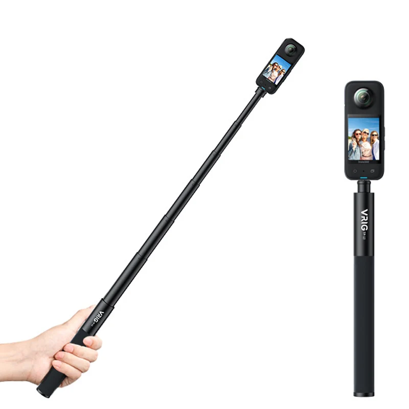 

131cm Action Camera Wireless Selfie Stick Extendable Pole Foldable Monopod for Insta360 ONE X3 X2 ONE R GoPro Extension Pole