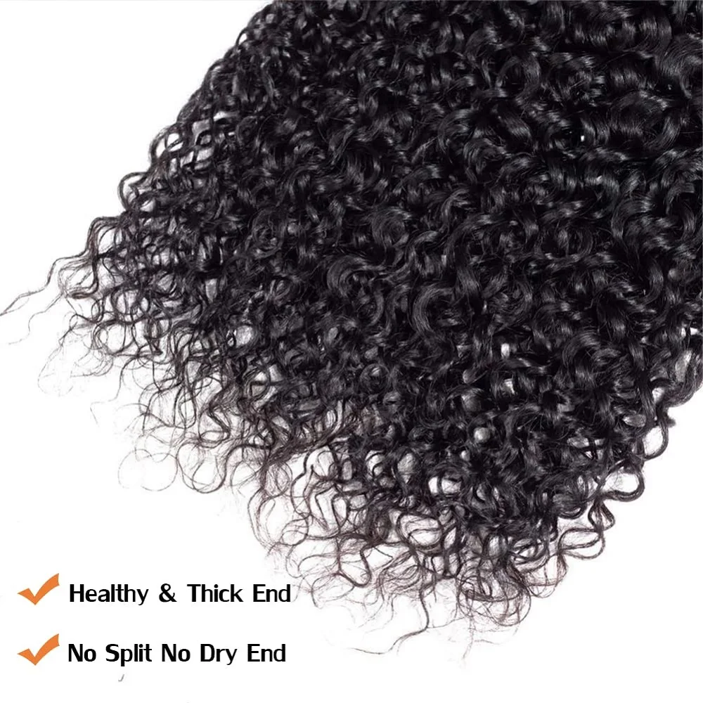 Brazilian Hair Weave Bundles Raw Curly Human Hair Bundles 28 30 32 Inch Water Deep Wave Bundle Remy Virgin Extension 3 4