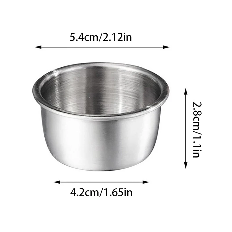 1pc Salad Dressing Container With 1.35oz/40ml Reusable Stainless Steel Cup And Leakproof Silicone Lids For Lunch Box And Picnic