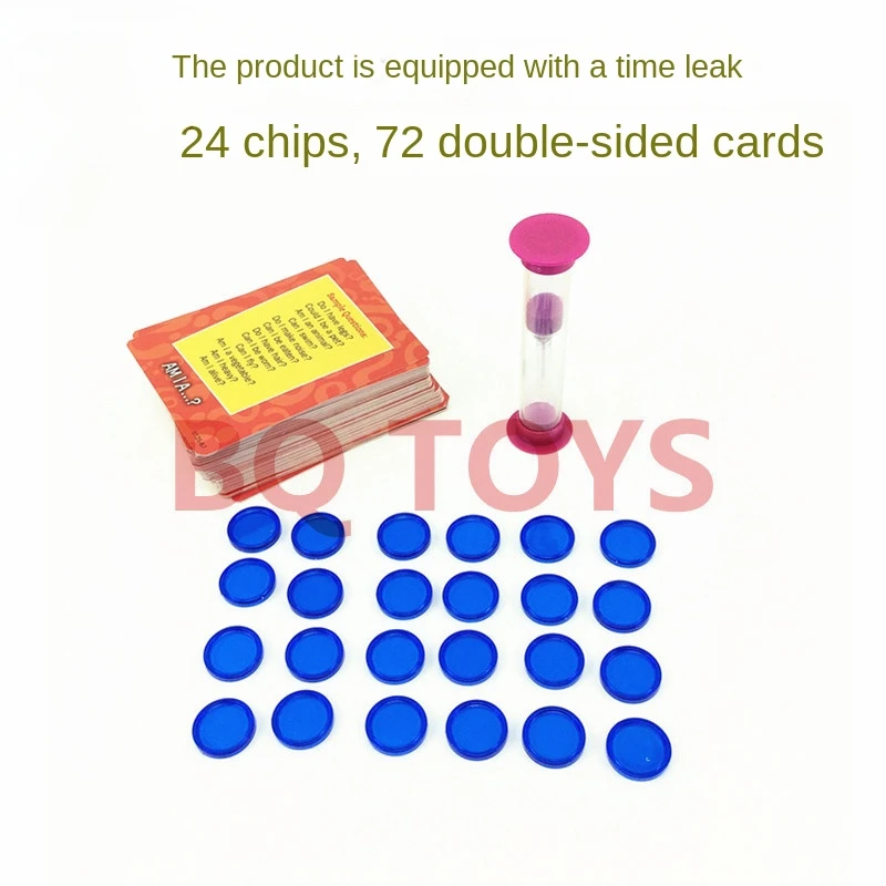 Board Game Card Guess Who I Am Game What am I Headband Guess Card Game 2-6 People 2