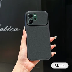 Luxury Leather Matte Back Cover with Lens Protection for OPPO Reno16 F (XYP - Black)