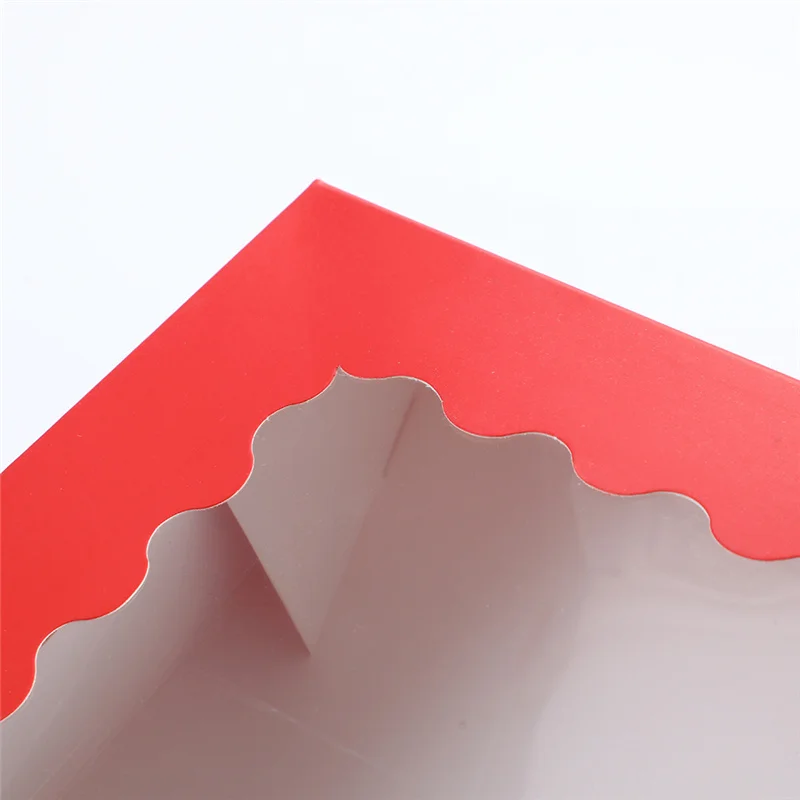 100 Teile/los 10 Zoll Kuchen Verpackung Box Mit Fenster Gebäck Backen Verpackung Box Ei Torte Dessert Verpackung Box – Detail 8