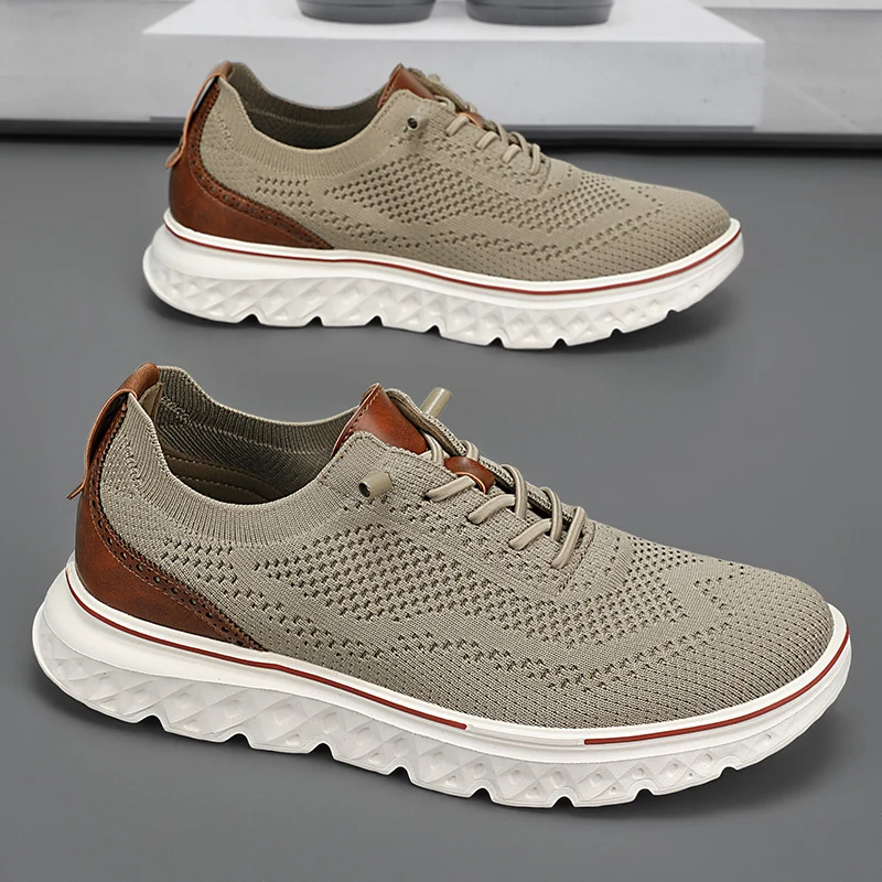 Casual Shoes for Men Spring Summer Breathable Walking Shoes Lightweight Low Top Sneakers Mens Fashion Sports Shoes - 2