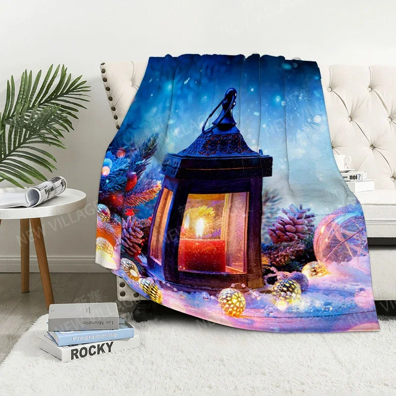 Home decoration plush Sofa blanket Christmas Bedspread on the bed anime fluffy soft blankets thick blanket for winter