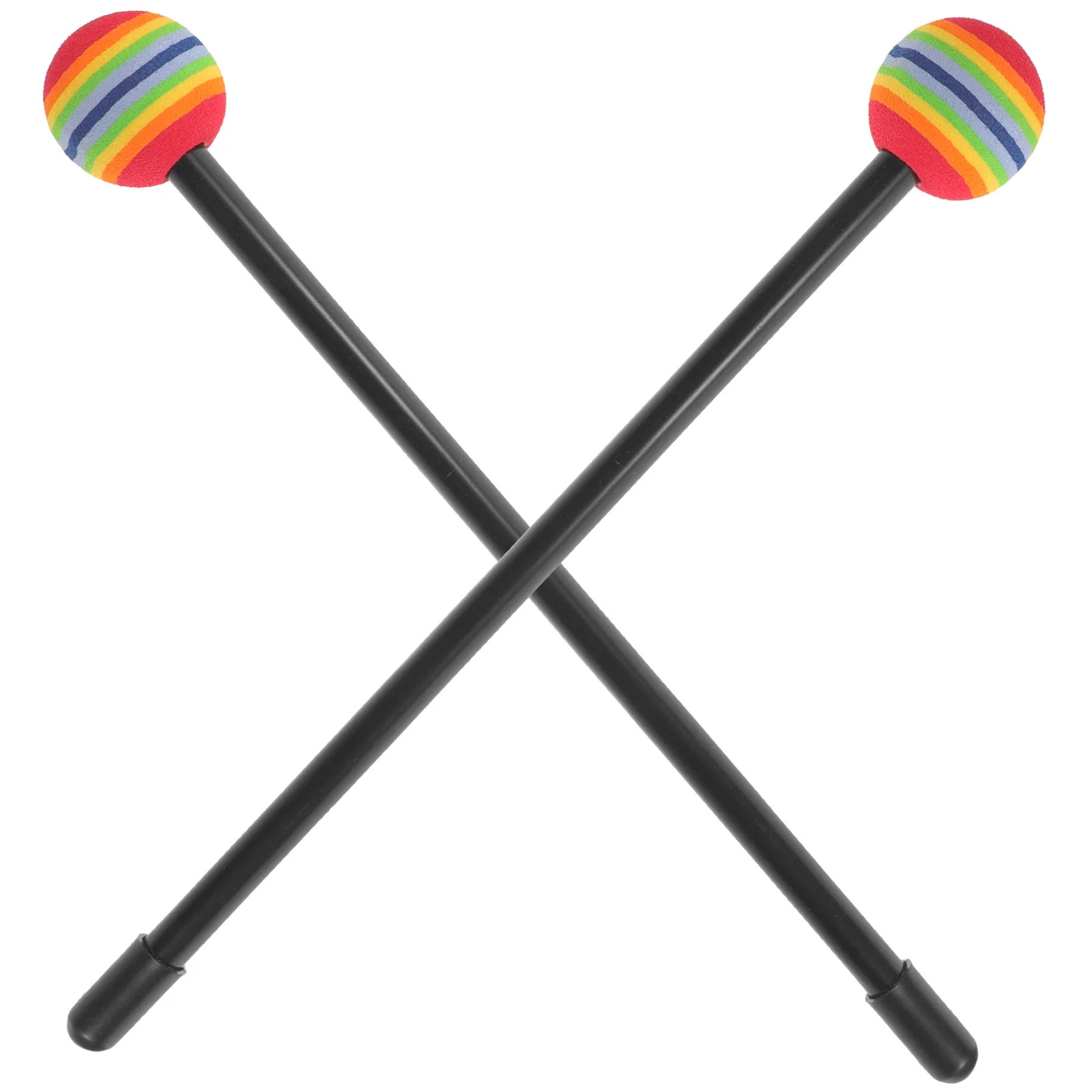 

2 pcs Percussion Instrument Drum Sticks Snare Drum Mallet Bass Drum Mallet for Beginner