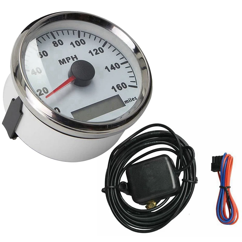 

GPS Speedometer GPS Digital Speedometer GPS Speedometer ABS 85Mm Waterproof 160MPH For Car Truck Motorcycle Marine