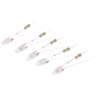 20Pcs Green Indicator Neon Light Sign F4 Neonlight With Resistor Glow Lamp Accessories  4*10mm - Image 5