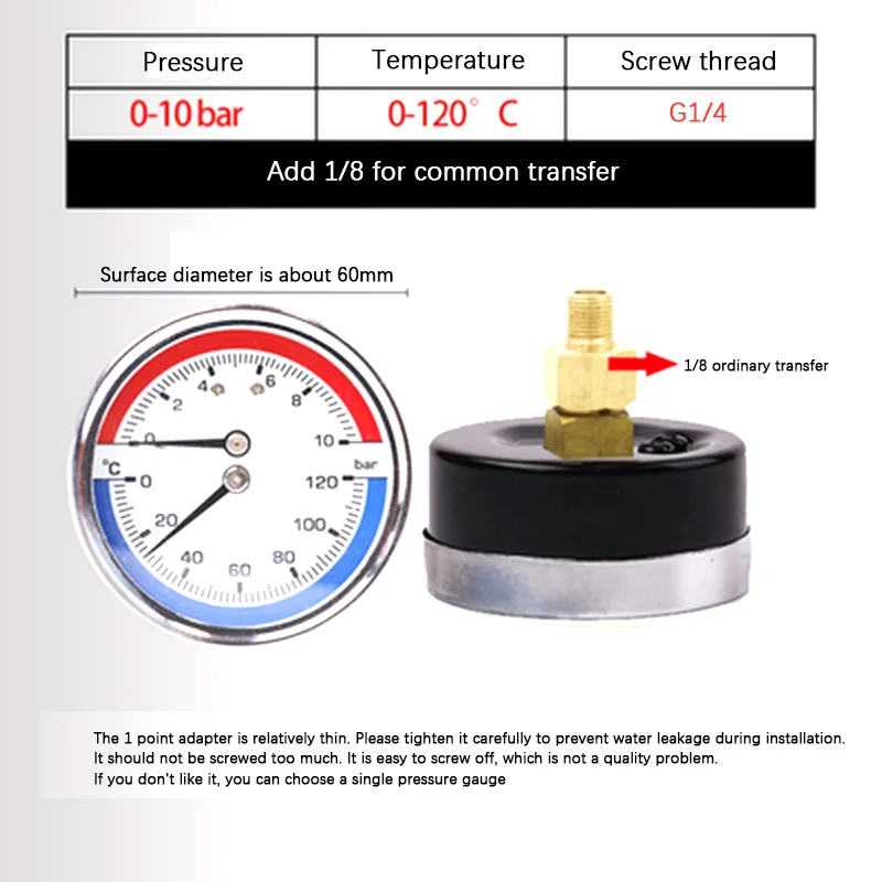 Rohrleitungen mit Manometer Wasserdruck, Zentralheizung close