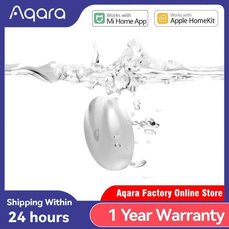 

Original Aqara IP67 Water Immersing Sensor Zigbee Flood Water Leak Sensor Detector Alarm Security Soaking Sensor For Mijia App