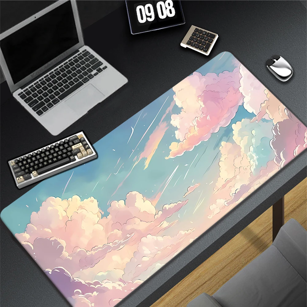 

Forest Landscape Mouse Pad Computer Office Gaming Mousepad Apoio De Pulso Teclado Mouse Mat XXL Keyboard Pads Desk Mats 90x40cm