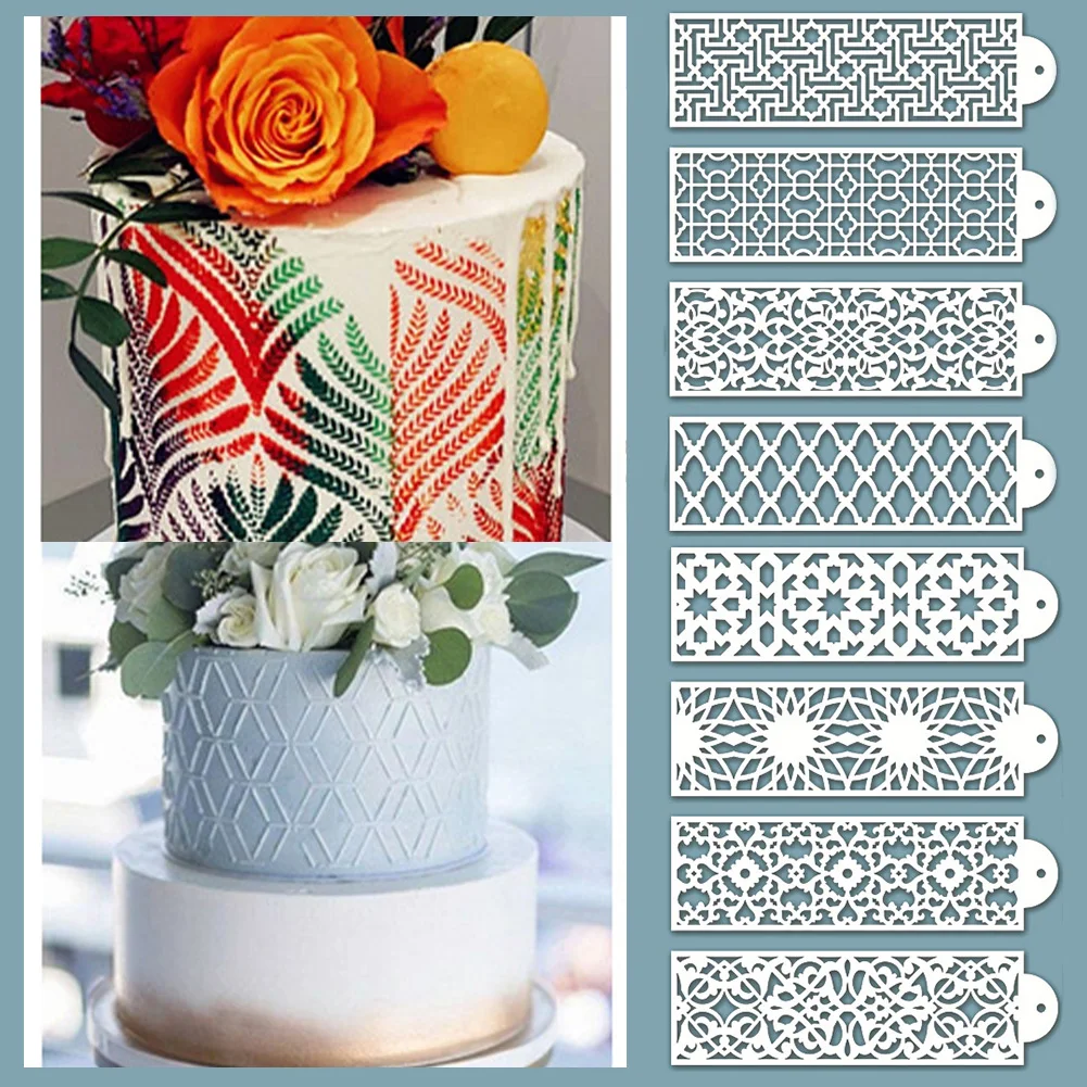 Design / designer pattern cake decorating stencil 