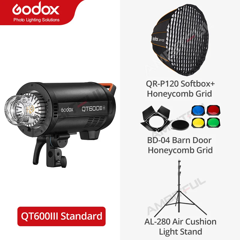 Godox QT600III 600W Flash High Speed Sync Studio Flash Strobe Light