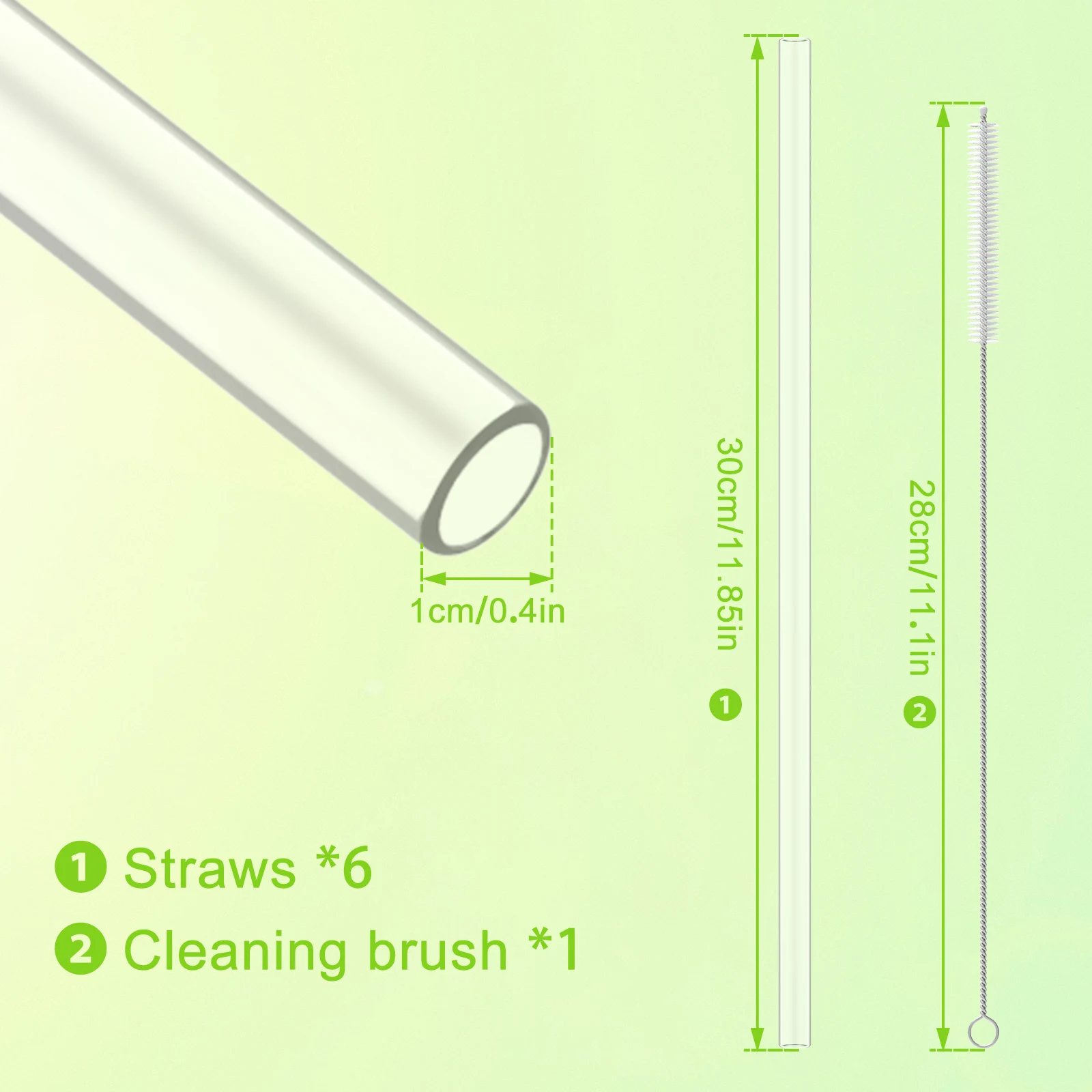 Drinking Straws Smoothie Drinkware Straw for Water Bottle Travel Tumblers Wedding Party Supplies Drinking Straw Kitchen Supplies - 6