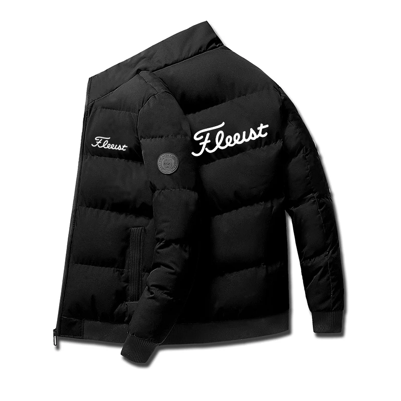 Golf Zipper Men's Jacket Stand Collar Baseball Jersey Casual Windbreaker Shirt