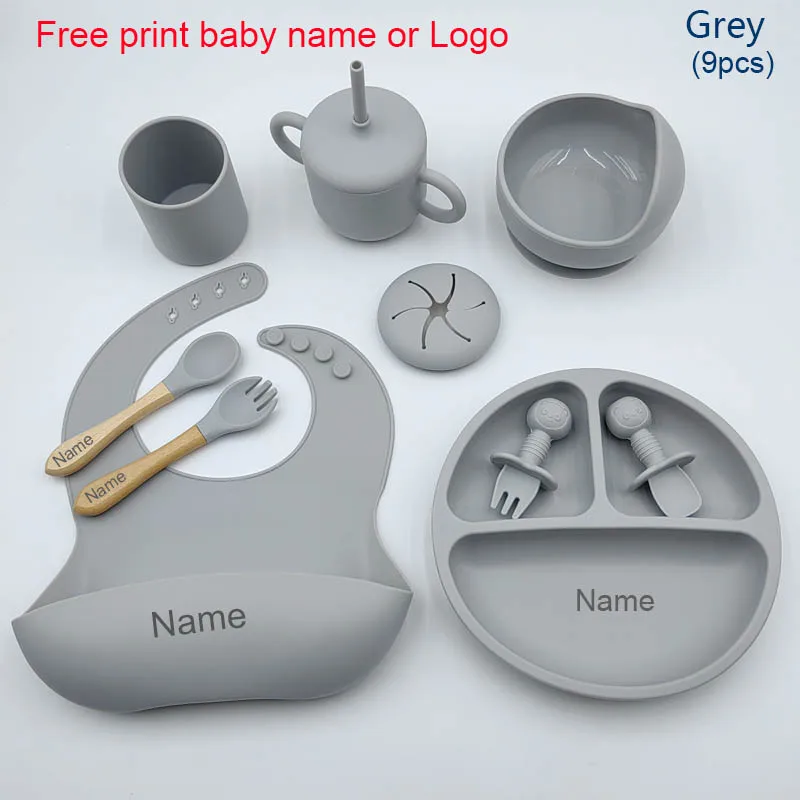 Gray 9 Pcs