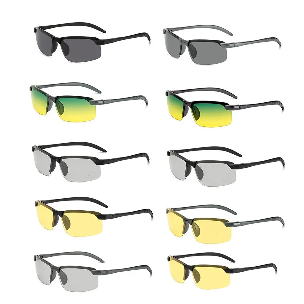 

Super Light Smart Polarized Sunglasses Men's Aluminum Magnesium Square Sunglasses Anti Glare UV400 Glasses Driving Goggles
