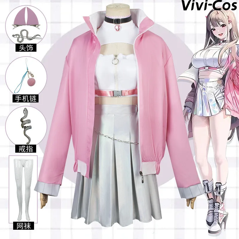 

Vivi-Cos Game NIKKE The Goddess Of Victory Viper Sexy Pink Suit Cosplay Women's Costume Activity Party Role Play New S-XXL