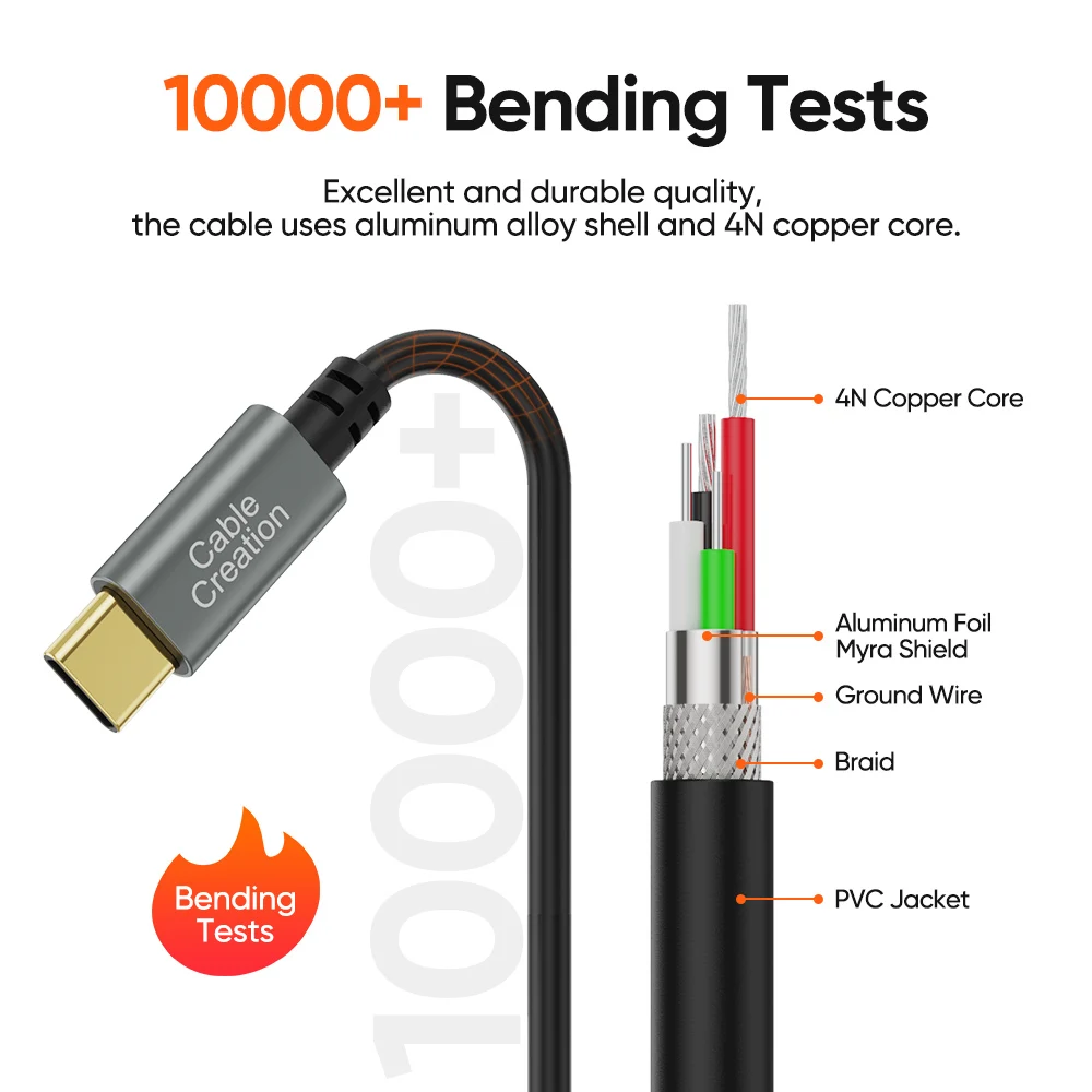 USB C to USB B Printer Cable