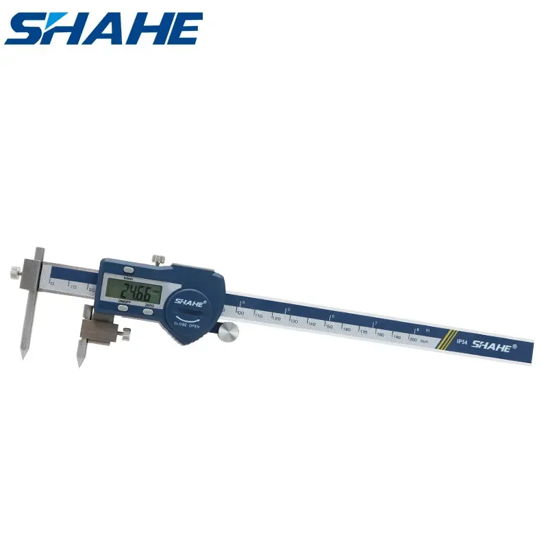 Shahe 버니어 디지털 센터 두께 게이지 캘리퍼 마이크로미터, 스틸 디지털 캘리퍼, Paquimetro, 5-200mm