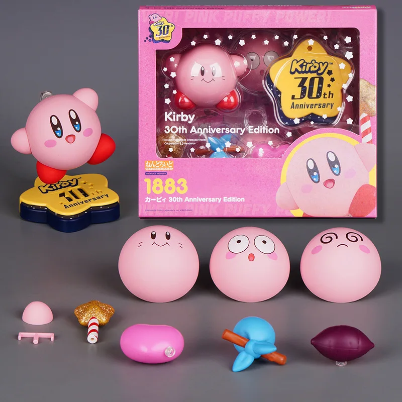 Kirby 30th Anniversary Edition Magnetisches Multi-Zubehör Q-Version Modell 1883 Star Kirby Anime Figur Anime Figurensammlung Spielzeug