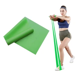Enhance Your Workout: Yoga Pilates Elastic Resistance Bands for Strength Training & Physical Therapy (LLP green)