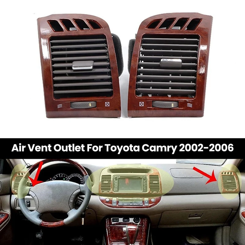 자동차 에어 벤트 아울렛 대시 보드 패널, 도요타 캠리 2002-2006 55650-AA..