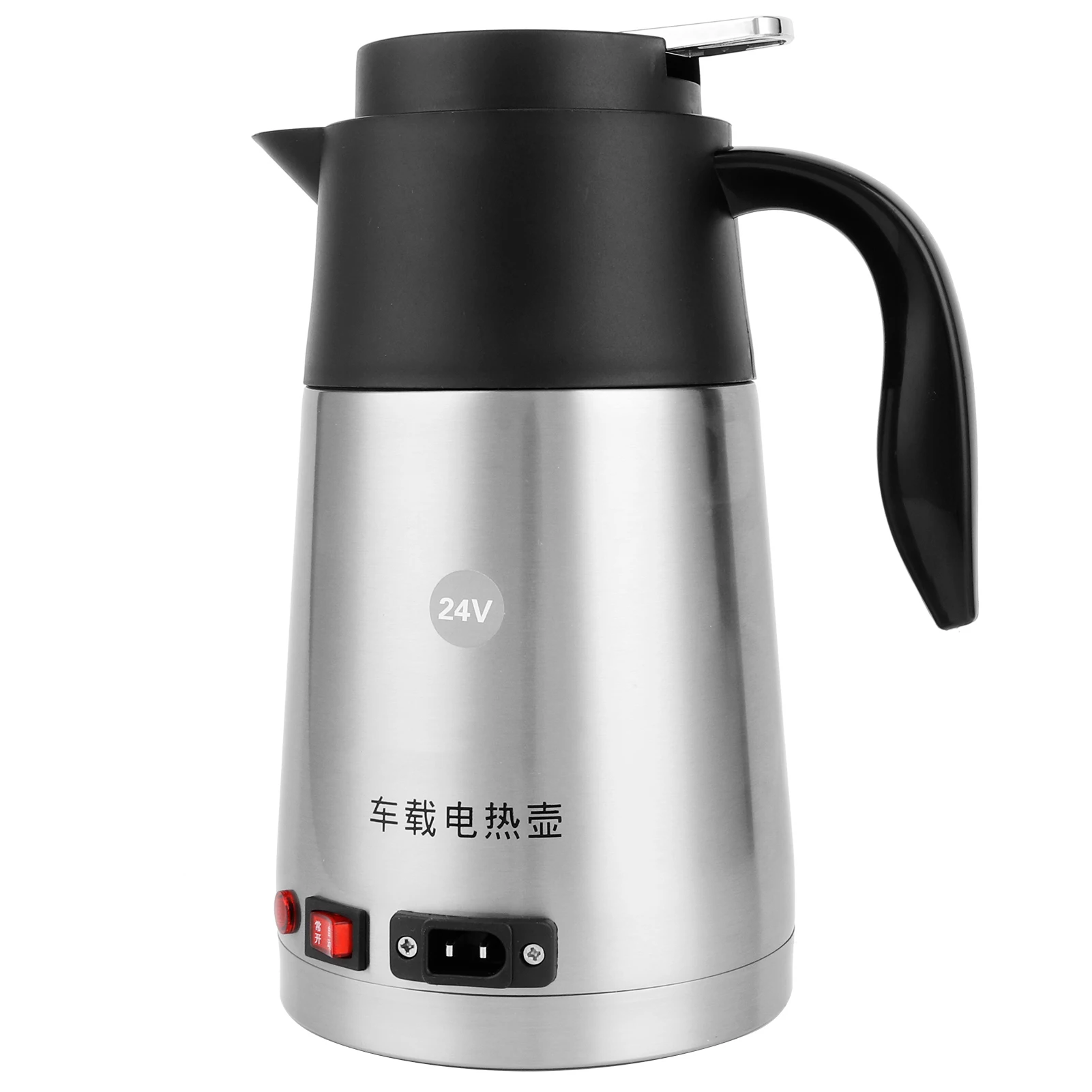 Description Picture 6 of item1200ML 24V Electric Heating Cup Kettle Stainless Steel Water Heater Bottle for Tea Coffee Drinking Travel Car Truck Kettle