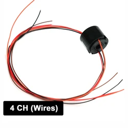 Enhanced Multi - Channel Hollow Shaft Electric Slip Ring with 7mm Diameter and 1.5A Capacity for Versatile Applications (4 Channels)