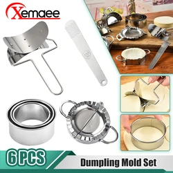 Dumpling Mould Stainless Steel Dumpling Maker Dough Cutter Lazy Must-Ravioli Making Mold DIY Jiaozi Maker Pastry Accessories