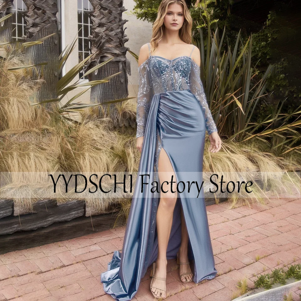 

Evening Dress For Women Cocktail Dresses 2023 Party Dress Beading Crystal Mermaid Shiny فساتين السهرة Formal Party Prom Dresses