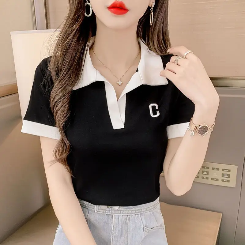 polyester t shirts with collar