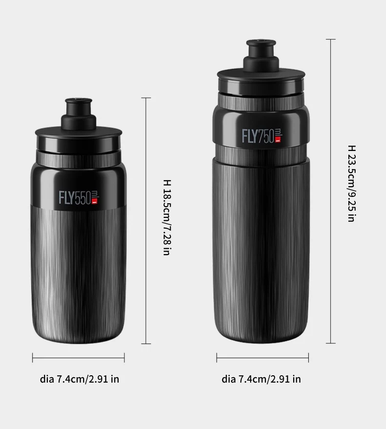 SHIMANO ELITE Fahrrad-Wasserflasche – BPA-freie, leichte Sportflasche für Rennrad, Mountainbike – Detail 3