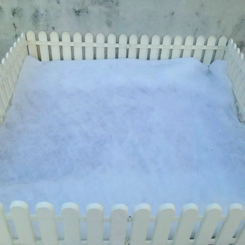 1Mx1.5M Christmas Simulation Snow Blanket Thickened Snow Cotton Artificial Snowflake Snow Scene Arrangement Decoration 6