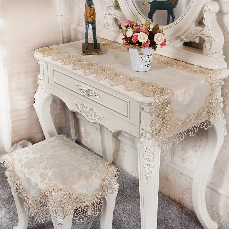 DressingTableClothTableclothSmallFreshLacePrincessStyleModern