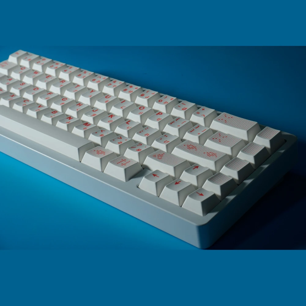 Echome-ai Tema Keycap Grupo Pbt Custom Japonês Keyboard Cap Cherry Perfil Key Cap para Teclado Mecânico Rainy75 Acessórios - Imagem 5