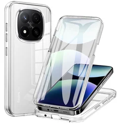 360° Full Body Cover Case with Hybrid Hard Screen Protection and Soft Shell - Redmi Note14 4G (Europe)