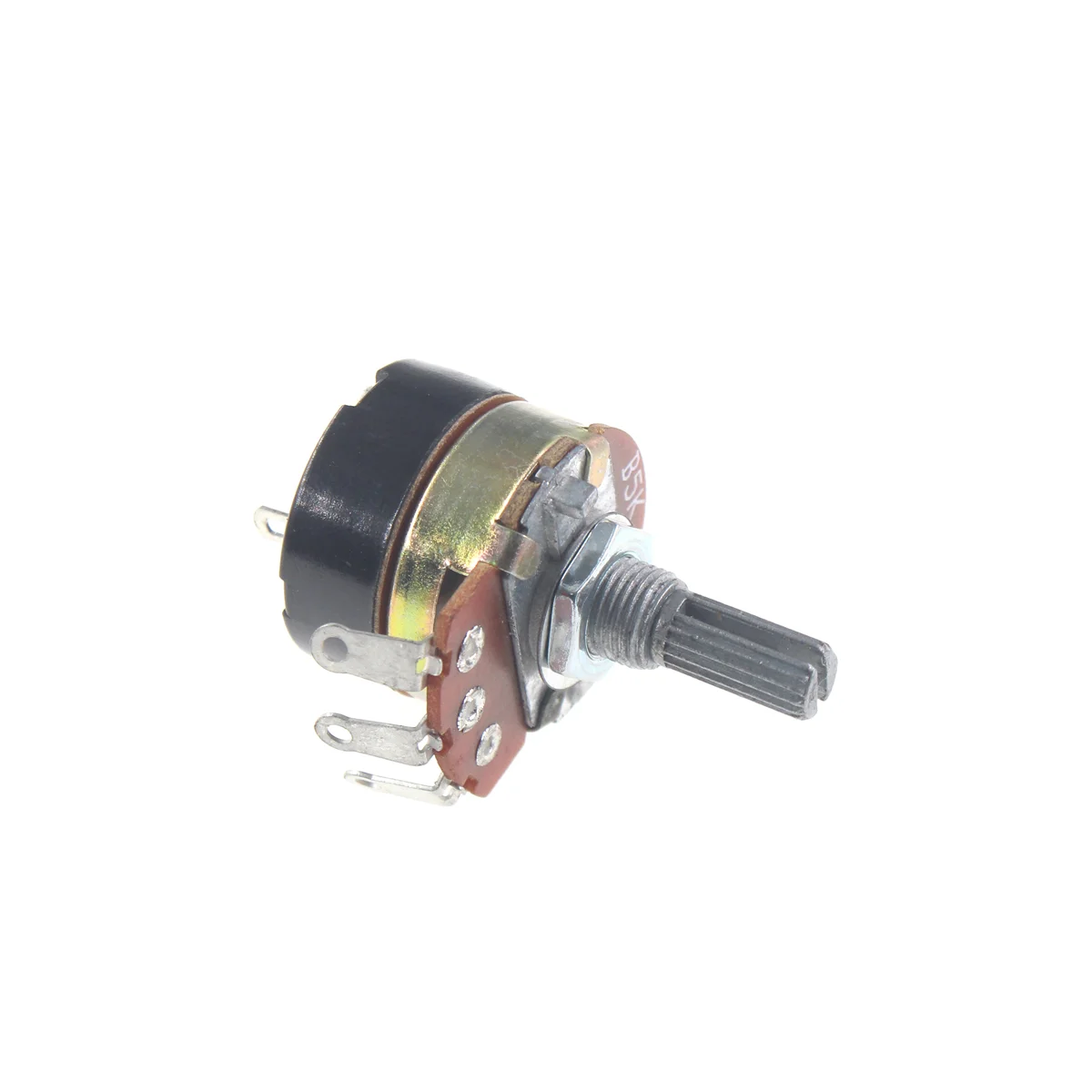 WH138-1 B5K B10K B20K B50K B100K B Adjustable Resistance Speed Regulator With Switch Potentiometer WH138 5K 10K 20K 50K 100K 5PCS rotary potentiometer,wire wound potentiometer
