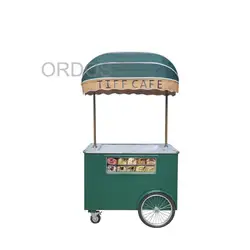 Ice Cream Fully Equipped Food Cart With Full Kitchen Mobile Food Truck Coffee Mobile Coffee Cart Pizza Kiosk