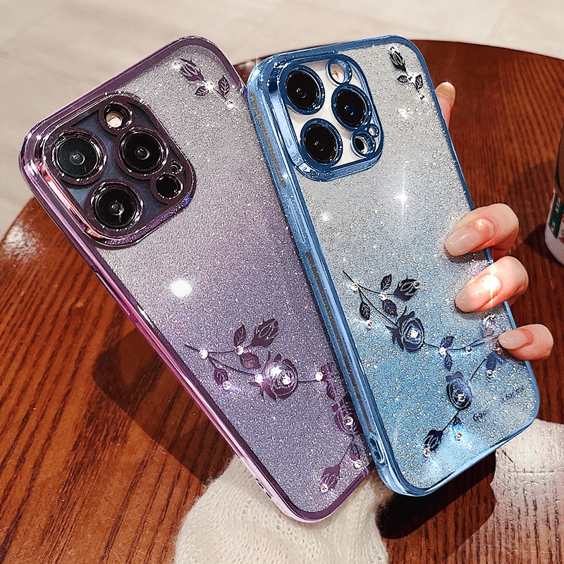 Luxurious Glitter Rhinestone Phone Cover - Edge 40 30 Neo Series