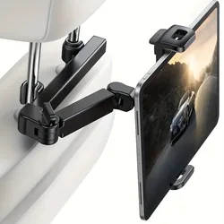 Universal Car Headrest Tablet and Phone Mount - Hands - Free Backseat Entertainment System (Black)