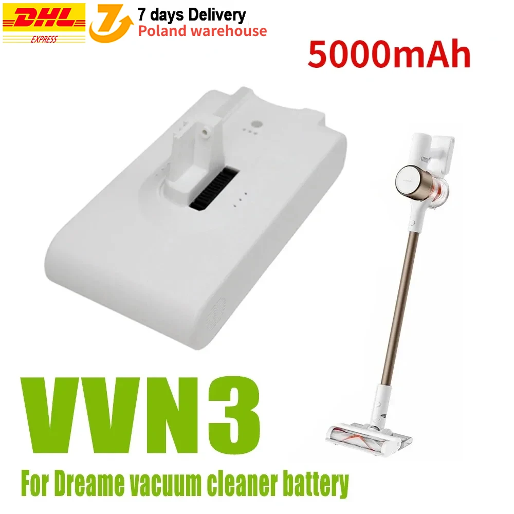 25,2 в 5000 мАч для пылесоса Xiaomi Mijia V8 V9 V9B V9P V10 VVN3 VVN4 Dreame пылесос 18650 литий-ионный аккумулятор